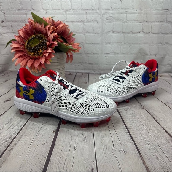 new without box Under Armour baseball softball molded cleats sz 9.5 womens - Picture 1 of 7